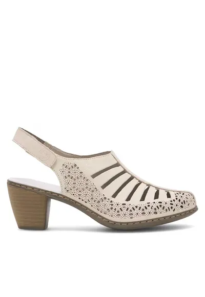Botine dama - Bej - Piele naturala 40959-60