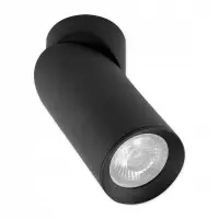 Aplica 1 LED 35W, abajur reglabil, IP20, corp aluminiu negru mat, soclu GU10