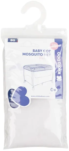 Plasa anti-insecte pentru patut Kikka Boo, 60 х 120 cm, alb