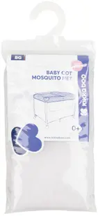 Plasa anti-insecte pentru patut Kikka Boo, 60 х 120 cm, alb