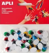 Ochi miscatori APLI - Cu gene, colorati, autoadezivi