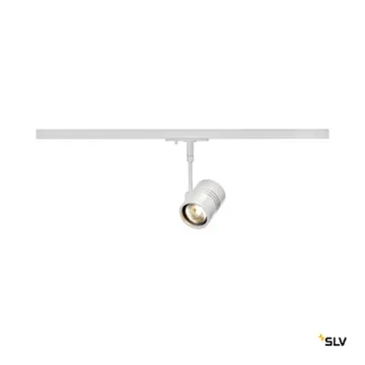 BIMA II spot şină, alb, GU10, 1x50W, incl. 1-ph adaptor