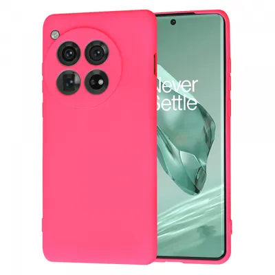 Husa pentru OnePlus 12, Techsuit, SoftFlex, Roz Inchis