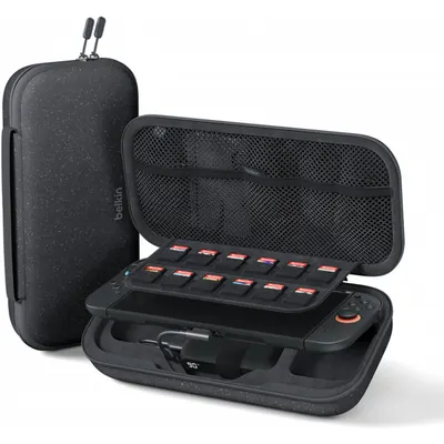 Geanta Protectie Belkin Charging pentru Consola Nintendo Switch 2 / Switch / Switch OLED, Gri ENA001hqCH-V2