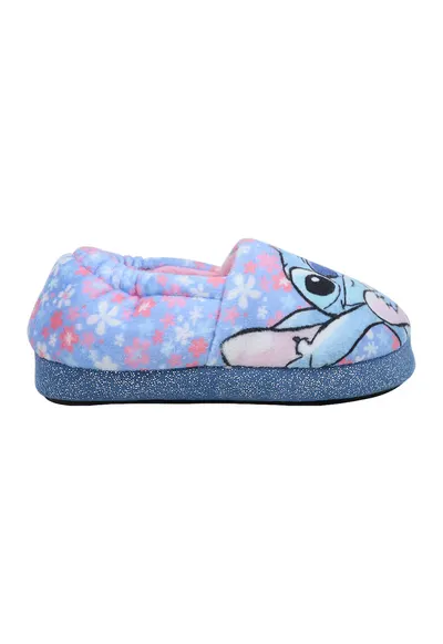 Papuci slip-on cu imprimeu Stitch - Fucsia/Albastru deschis