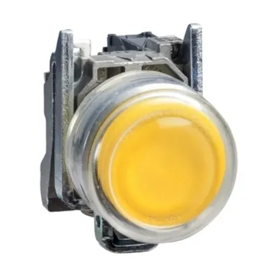 Buton Luminos Galben, Ø 22, 24 V, Atex