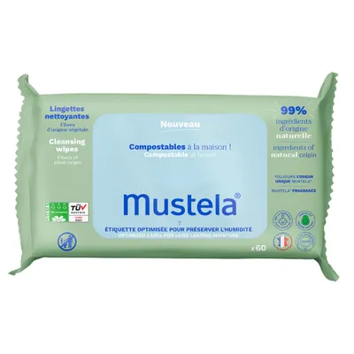 Servetele Curatatoare cu Apa Compostabile 60buc