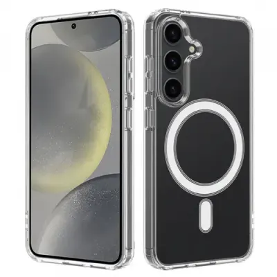 Husa MagSafe pentru Samsung Galaxy S24 S921, Techsuit, Pro, Transparenta