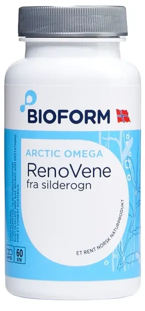 RenoVene Formulă pentru colesterol și inimă, 60 capsule, Bioform
