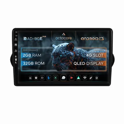 Navigatie Fiat Tipo (2015-2021), Android, E-Octacore 2GB RAM + 32GB ROM, 9 Inch - AD-BGE9002+AD-BGRKIT360