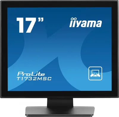 Monitor IIYAMA - T1732MSC-B1S, 17'', TN, LED, Touch, negru