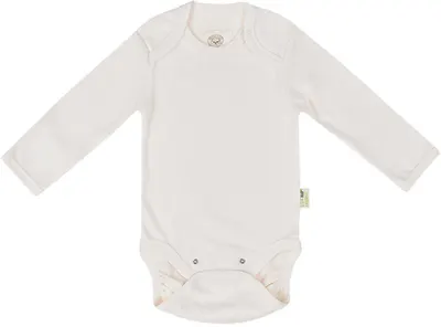 Body pentru bebeluşi Bio Baby - Bumbac organic, 62 cm, 3-4 luni, ecru