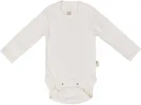 Body pentru bebeluşi Bio Baby - Bumbac organic, 62 cm, 3-4 luni, ecru