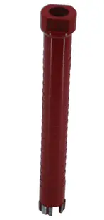 Carota diamantata Super PREMIUM ø25mm x 180mm x M16 pentru gaurire Beton armat, Zidarie, Granit - DXQZ.REDCORE.25