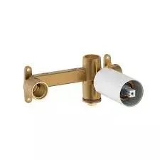 Valva baterie lavoar Roca ONA A5E3501B00, incastrata, monocomanda, cartus ceramic, Alb mat