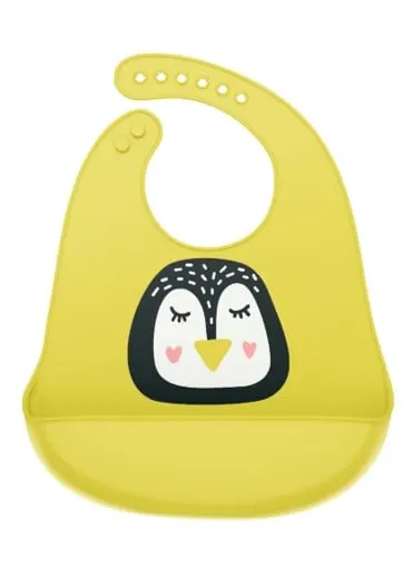 Bavetica silicon Coccorito Pinguin galben