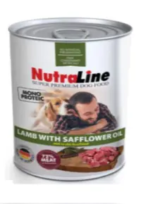 Nutraline Dog Conserva Adult Monoprotein Miel Ulei de Sofranel 800 g