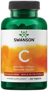 Buffered Vitamin C, 500 mg, 250 tablete, Swanson