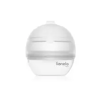 Pompa de san si colector de lapte, Lionelo, Milky 2 in 1, Volum 60 ml, Forma anatomica, Compataibila cu utilizarea cu sutien, Fara bisfenol A, Portabila, Alb