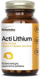 Acti Lithium, 60 capsule vege, Herbamedica