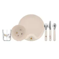 Set de veselă pentru copii 6 buc. din plastic Sunshine & Rainbow – Mepal