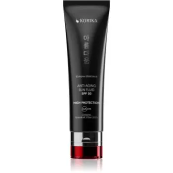 KORIKA Korean Heritage Ginseng & Marine Stem Cells Anti-aging Sun Fluid SPF 50 protective fluid împotriva îmbătrânirii pielii
