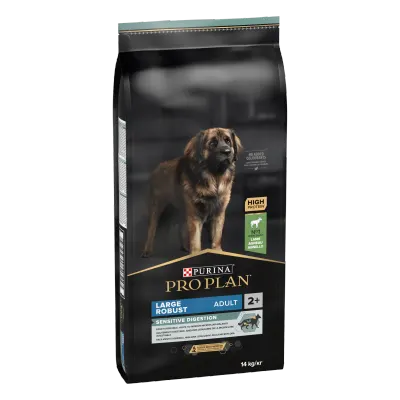 PURINA PRO PLAN ADULT Sensitive Digestion, Talie Mare Robustă, Miel, 14 kg
