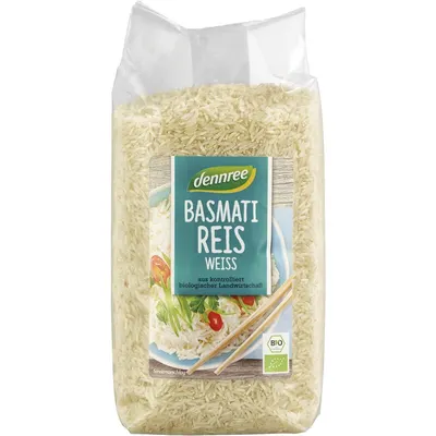 Orez basmati alb bio 1kg Dennree