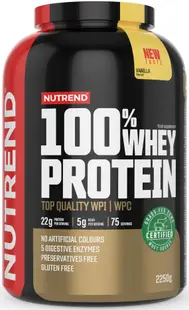 100% Whey Protein, vanilie, 2250 g, Nutrend