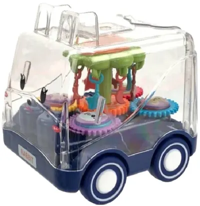 Jucărie pentru copii Raya Toys - Cărucior inerțial Rabbit, sortiment