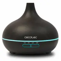 Umidificator difuzor arome, Cecotec, PURE AROMA 300 YIN, negru, aluminiu, 300 ml