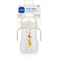 MAM Trainer Night biberon White 4m+ 220 ml