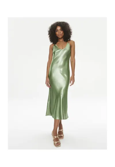 Rochie dama - 303807078 - Poliester/Poliester reciclat - Verde - Verde