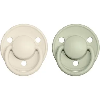 BIBS De Lux Natural Rubber Size 2: 6+ months suzetă