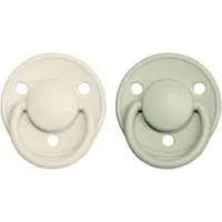 BIBS De Lux Natural Rubber Size 2: 6+ months suzetă