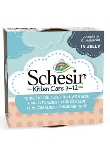 Schesir Pisica Junior Ton/Aloe 85 g
