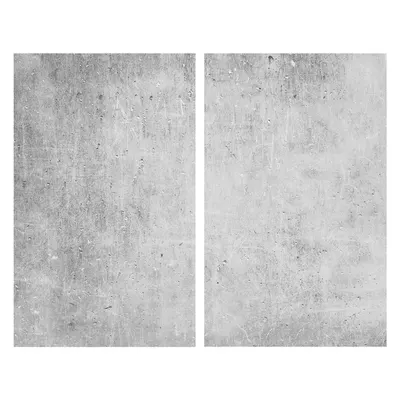 Protecții de aragaz 2 buc. din sticlă temperată 52x30 cm Concrete – Allstar