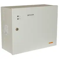 Sursa de alimentare pentru sisteme de detectie incendiu 24V/3-5A in cutie metalica Merawex ZSP135-DR-5A-3, loc pentru 2 acumulat