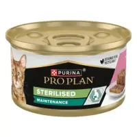 PURINA Pro Plan Sterilised Maintenance, Ton și Somon, hrană umedă pisici sterilizate, (pate), 85g
