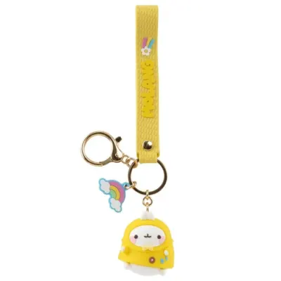 Breloc cu Pandantiv si Curea Yume Molang Weather Series - Molang with Rainbow