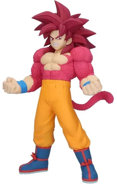 Statuetă Banpresto Animation: Dragon Ball Diama - Son Goku Super Saiyan 4 DXF, 19 cm