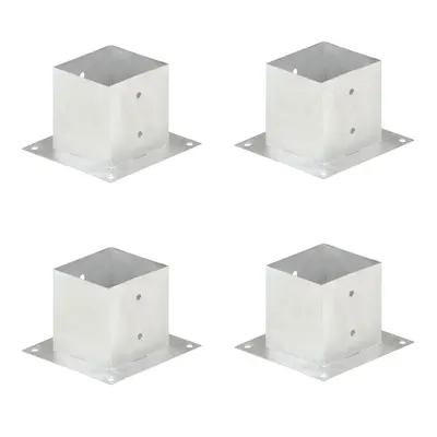 vidaXL Suporți stâlp, 4 buc., metal galvanizat, 141 mm
