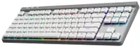 Tastatură gaming Logitech - G515 Lightspeed TKL, wireless, albă