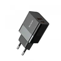 Incarcator Retea McDodo CH-1951 Hydrogen, 20W, 3A, 1 x USB-A - 1 x USB-C, Negru