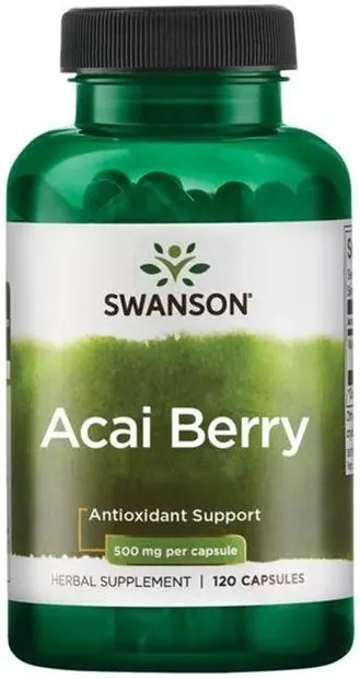 Acai Berry, 500 mg, 120 capsule, Swanson