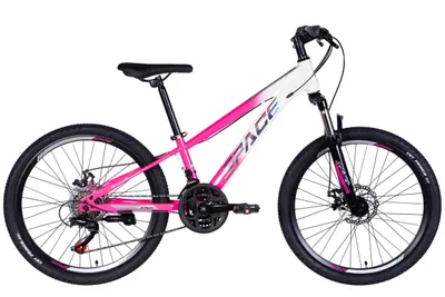 Bicicleta MTB 24" 9-12 ani solidă 11" 21 viteze amortizare alb Davi Mars