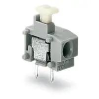 Stackable PCB terminal block; push-button; 1.5 mm²; Pin spacing 7.5/7.62 mm; 1-pole; suitable for Ex-i applications; Push-in CAGE CLAMP®; 1,50 mm²; blue