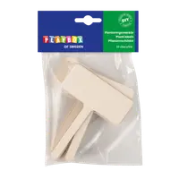 Set 10 etichete tip placuta din lemn, gradinita, scoala