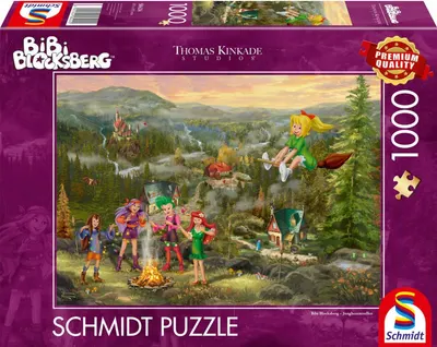 Puzzle Schmidt din 1000 de piese - Bibi Blocksberg