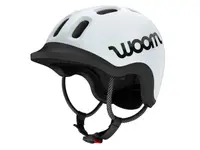 Cască copii WOOM Ready — S (50–53 cm), Gri‑Alb.